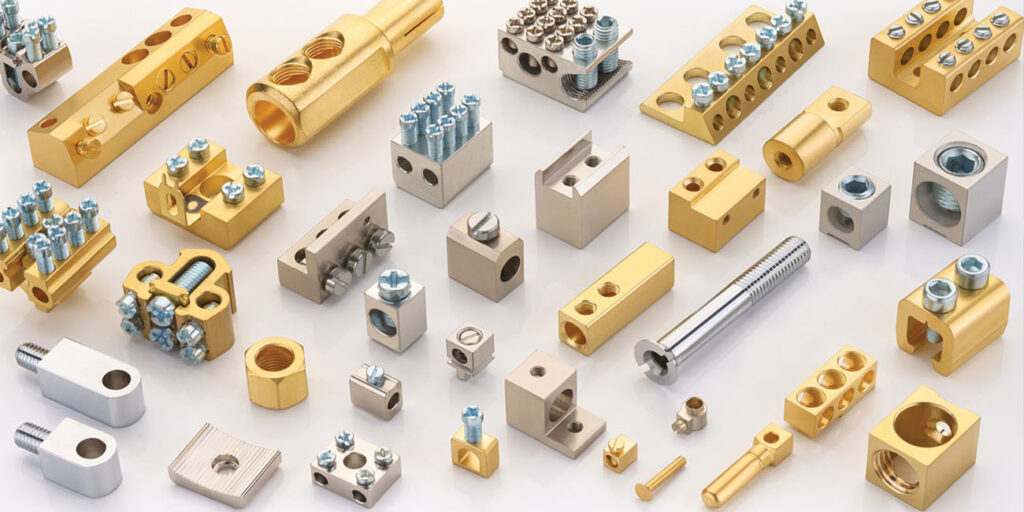 BRASS MS SS COPPER AND ALUMINIUM ELECTRICAL PARTS